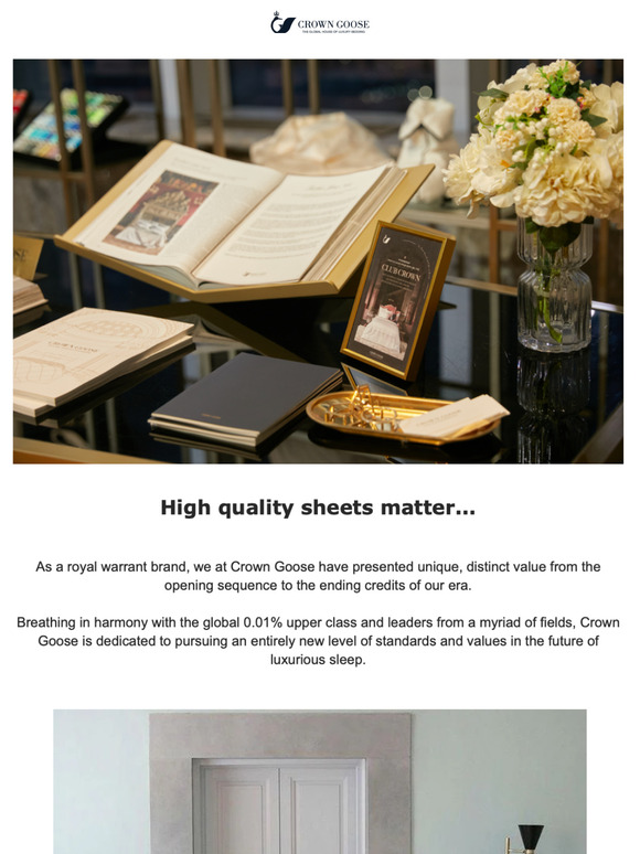 High quality bed sheets matter.