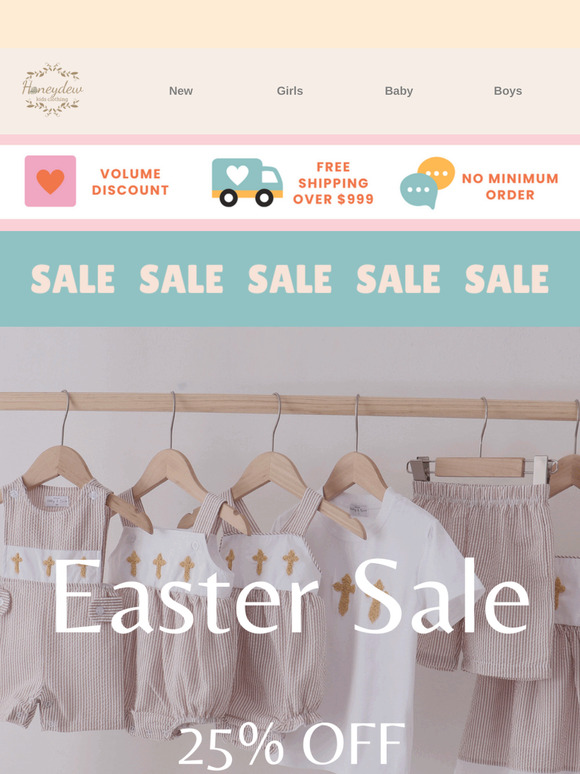 🐣✨ Don’t Miss This! 25% OFF Easter Favorites!