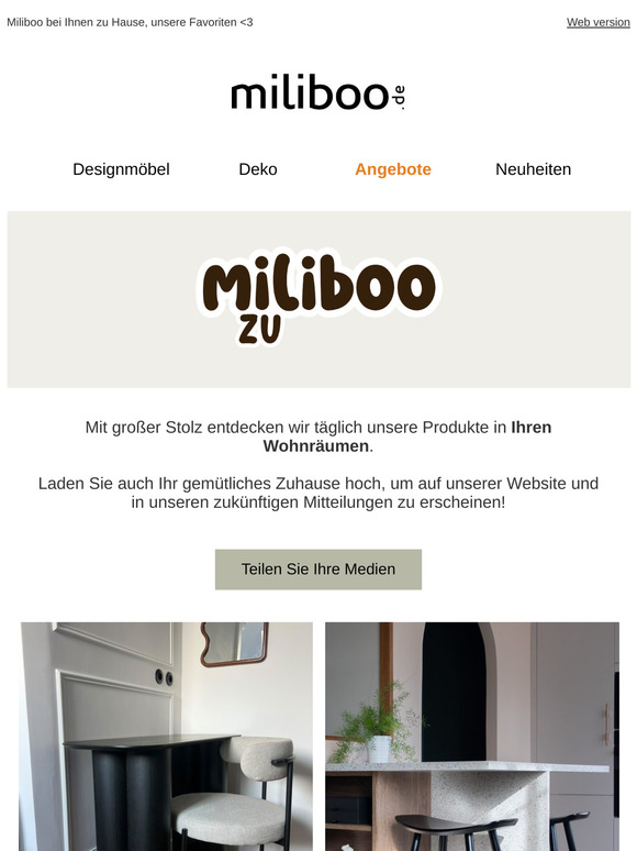 Miliboo zu hause ! 🏠