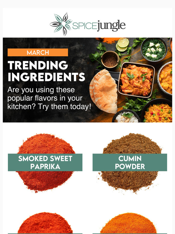 Spice Up Your Life: This Month's Hottest Ingredients! 🌶️