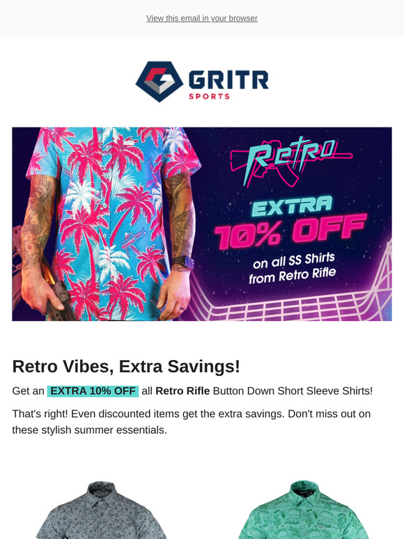 Extra 10% OFF on all SS Shirts from Retro Rifle