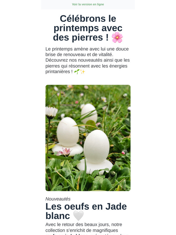 Célébrons le printemps avec des pierres !
