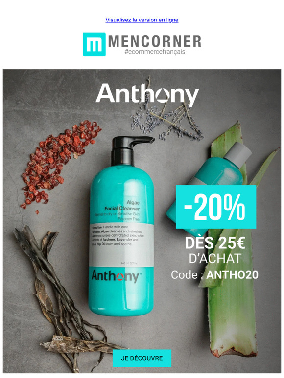 -20% sur tout Anthony ! 🎁