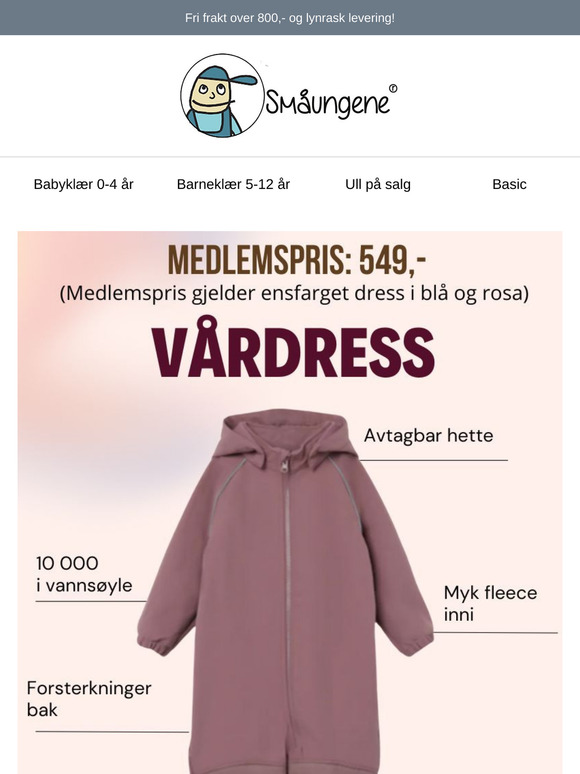 Medlemspris på vårdress! ☀️💦