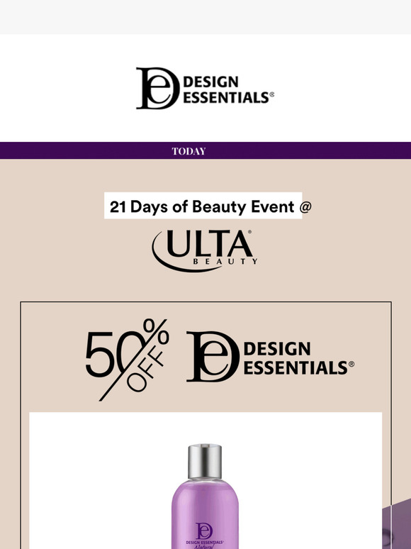 TODAY ONLY! 50% Off Design Essentials ⏰