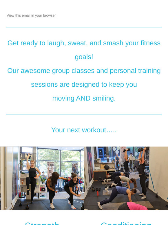 Let's get sweaty (and have fun doing it!)