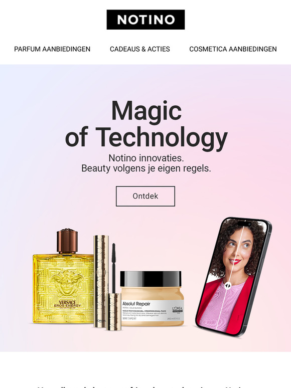 Shop parfums en cosmetica zoals nooit tevoren