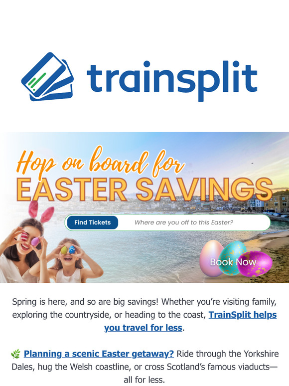 🚆 Spring into Savings: Cheap Easter Train Tickets Out Now!