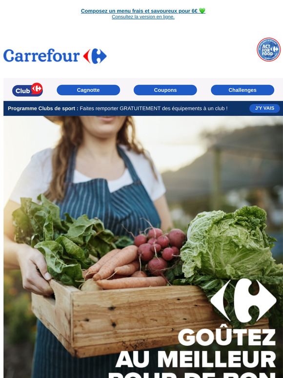 On a pensé à vous : on a tout prévu avec les MEILLEURS PRODUITS