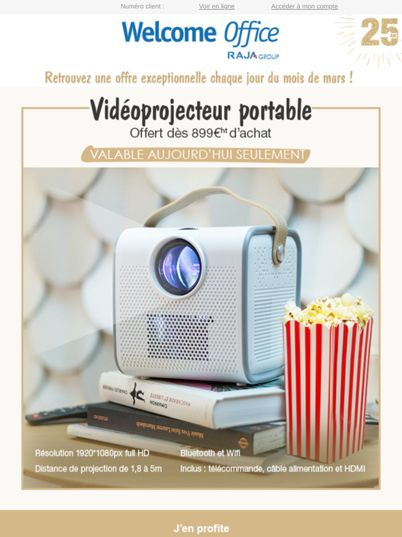Vidéoprojecteur dès 899€HT