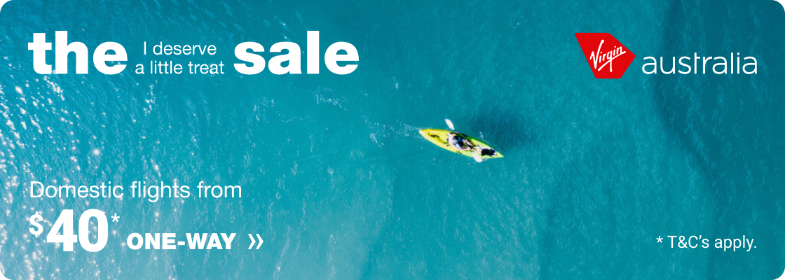 Virgin Australia flight sale on now