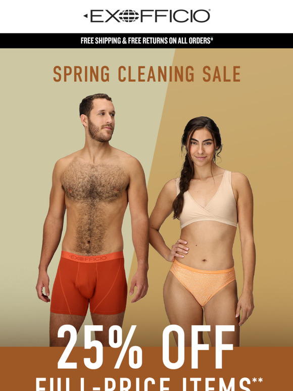 Spring Cleaning Sale: 25% Off New Undies 🧹