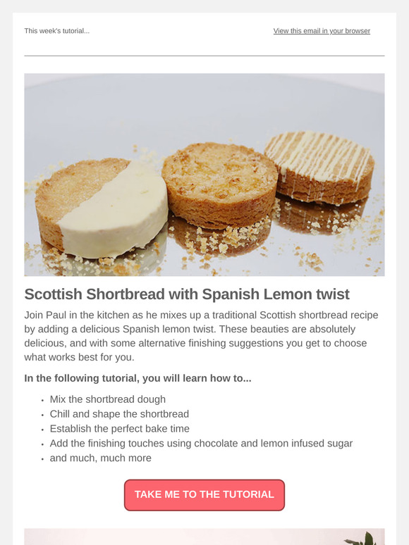 Join Paul for Spanish Lemon Shortbread