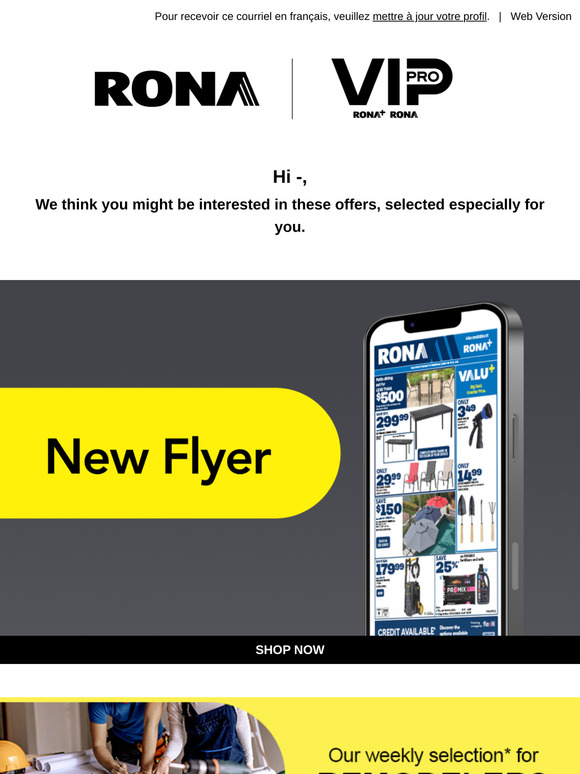 PRO savings not to be missed in our latest flyer 💸