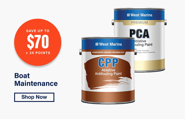 Save Up To $70 + 3X Points on Boat Maintenance - Shop Now