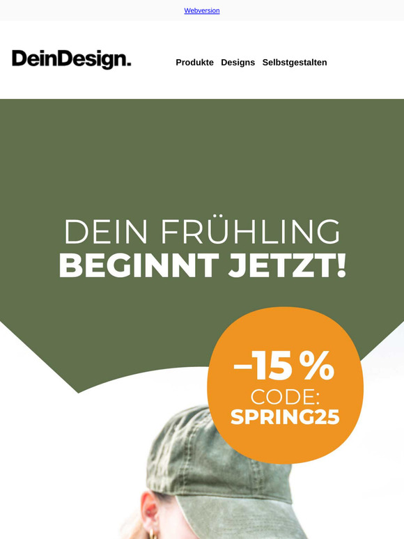 Feiere den Frühling mit 15 % Rabatt auf alles! 🌷