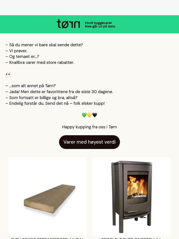 "Skal vi sende dette nyhetsbrevet?"