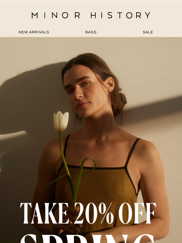 Take 20% Off Spring
