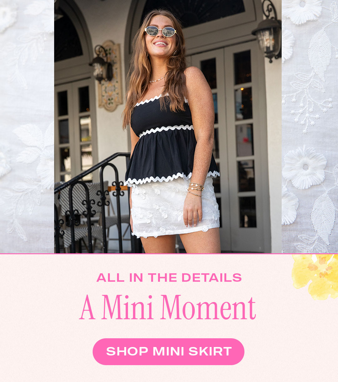 ALL IN THE DETAILS - A MINI MOMENT - SHOP MINI SKIRT