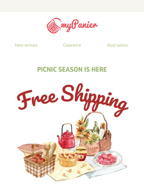 Spring is here! Enjoy Free Shipping today ✨