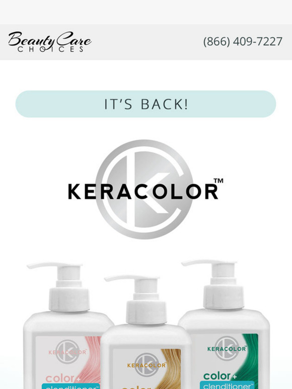 Keracolor is Back, Friend!