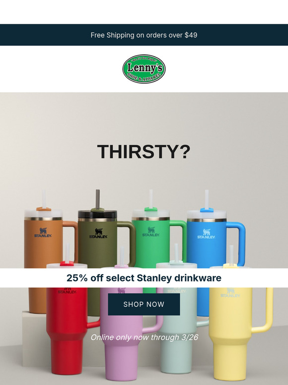 Don't Miss Out: 25% Off Select Stanley