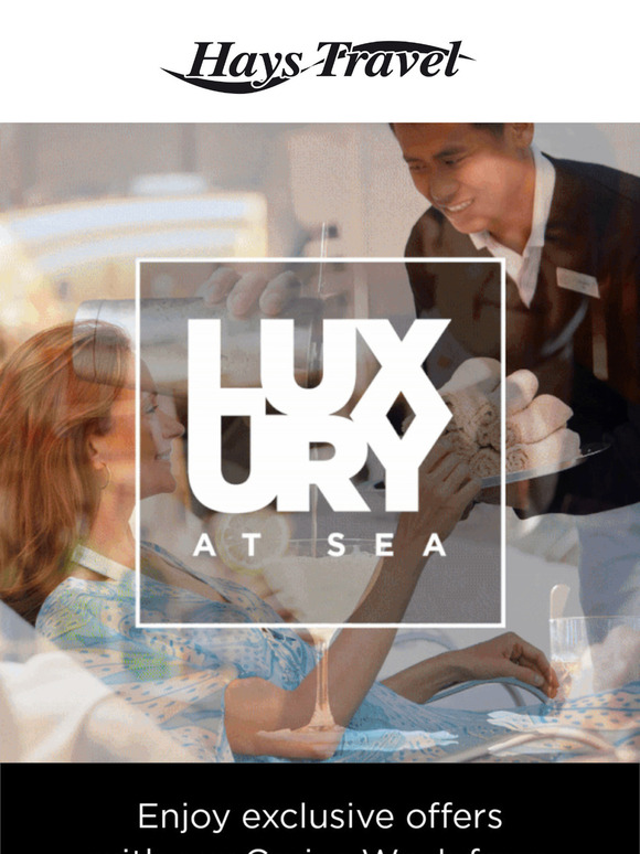 Discover luxury at sea