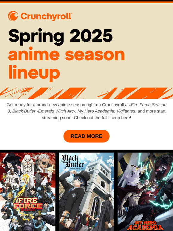 Crunchyroll Crunchyroll’s Spring 2025 Anime Season Lineup Is Here