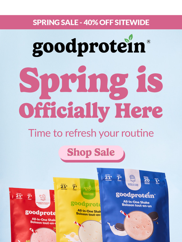 40% OFF to Welcome Spring!  🌷