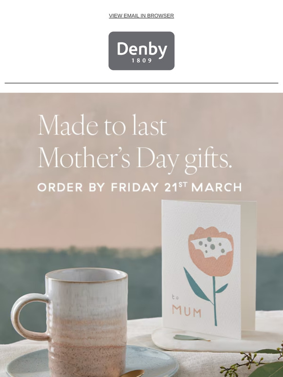 Order by Friday for Mother's Day
