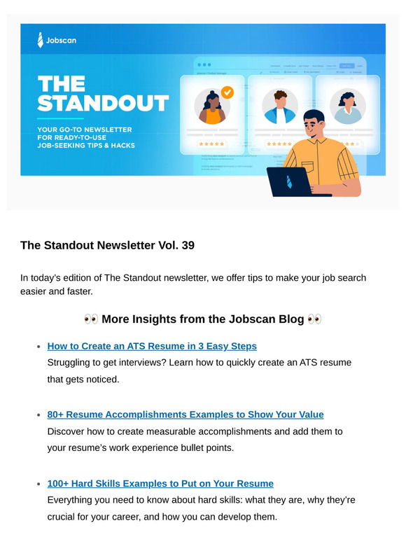 The Standout Newsletter Vol. 39