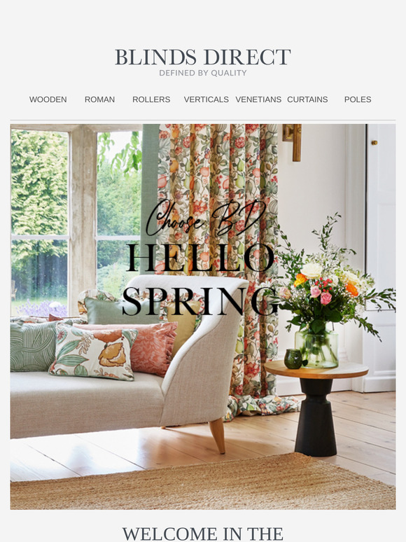 Spring is here! Welcome the new season with light fabrics, fresh colours and joyful patterns