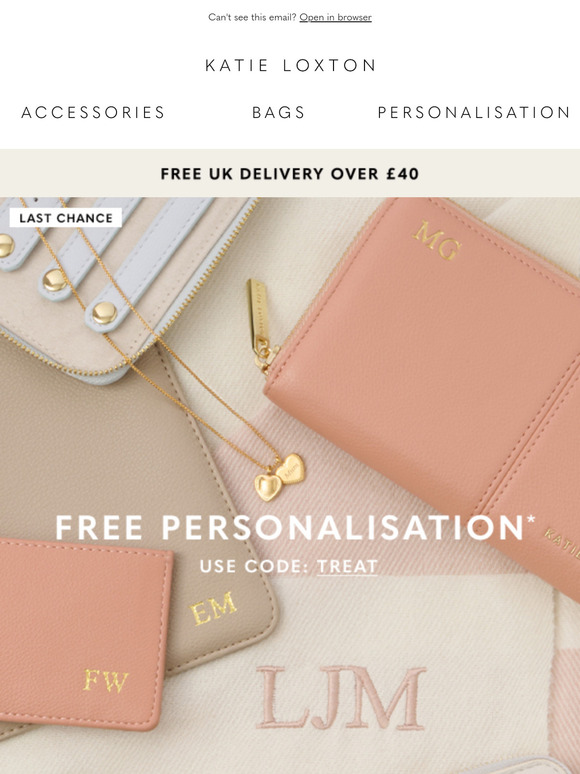 Ending Soon: FREE Personalisation*