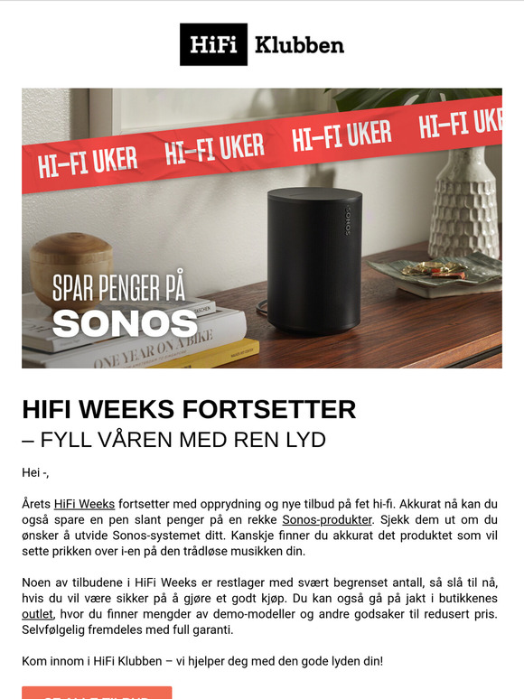 HiFi Weeks fortsetter | Se våre nye tilbud på lekker lyd