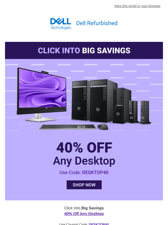 🖥️ Your Dream Desktop, at a Dream Price! 40% OFF