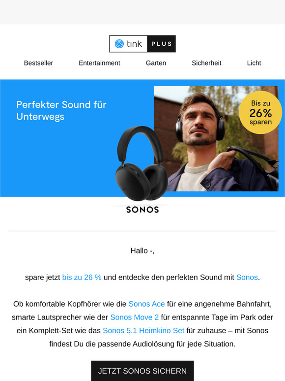🎧 Perfekter Sound für den Frühling: Sonos
