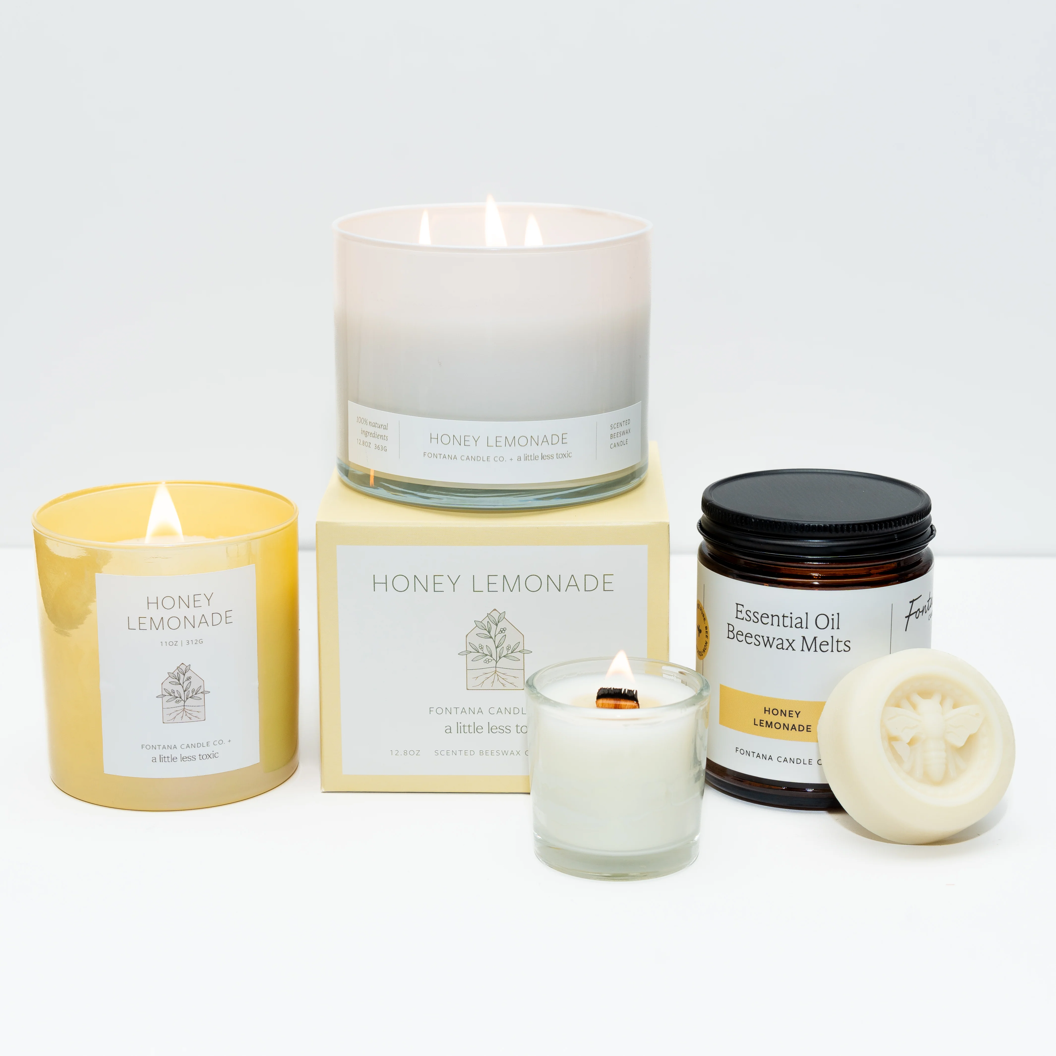 Image of A Little Less Toxic x Fontana Honey Lemonade Candles