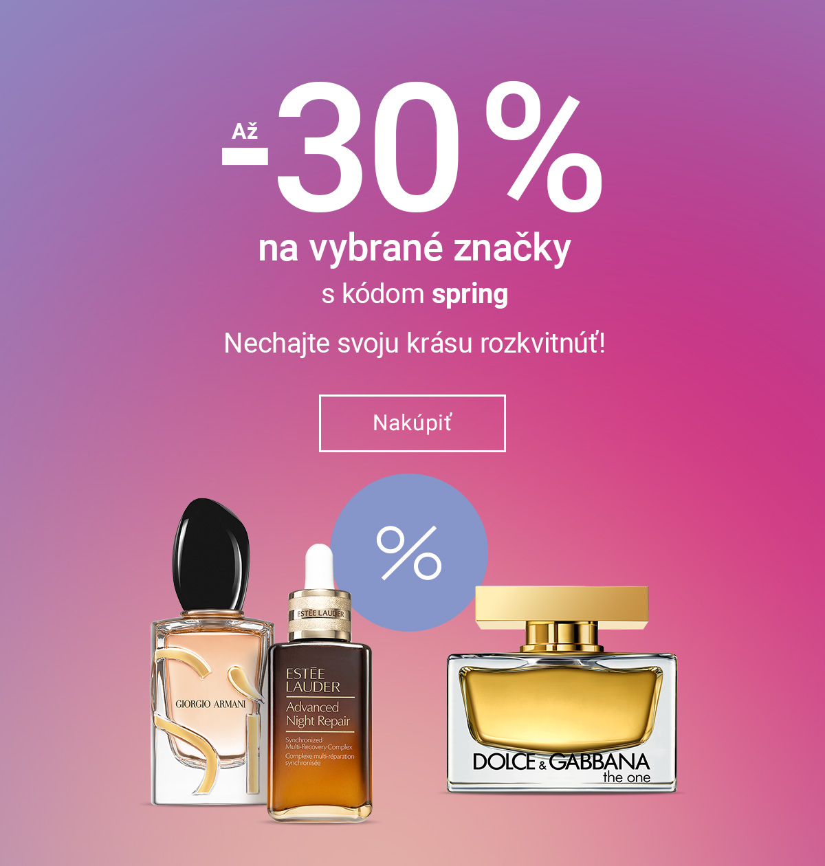 Až −30 % na vybrané značky