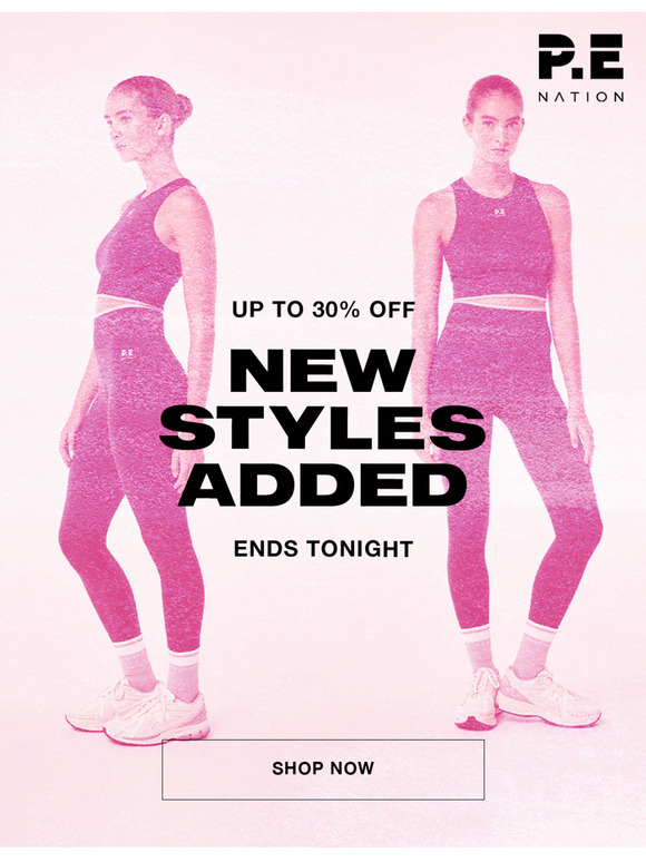 New Styles Added to Sale—Hurry, Ends Tonight!