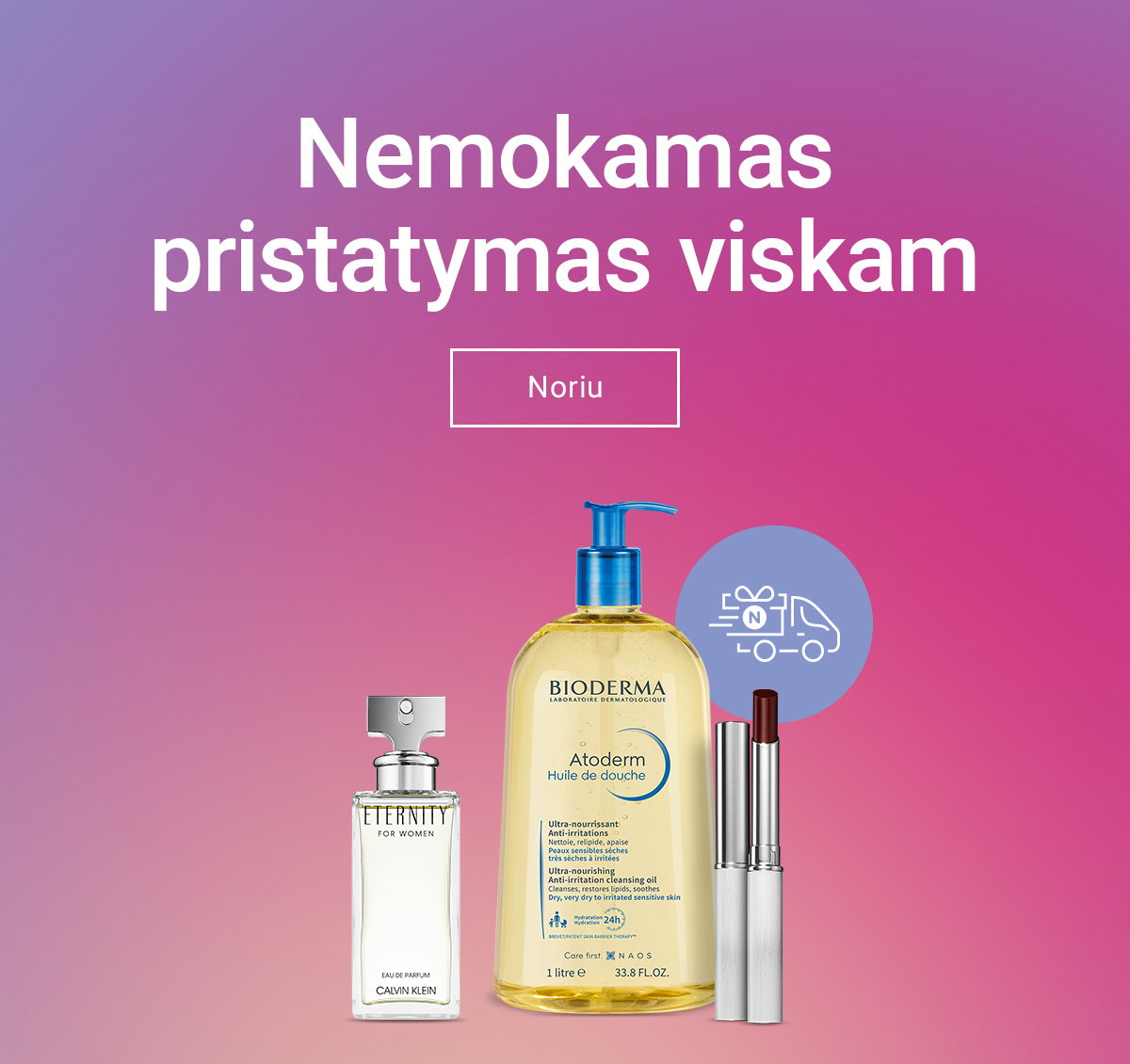 Nemokamas pristatymas viskam