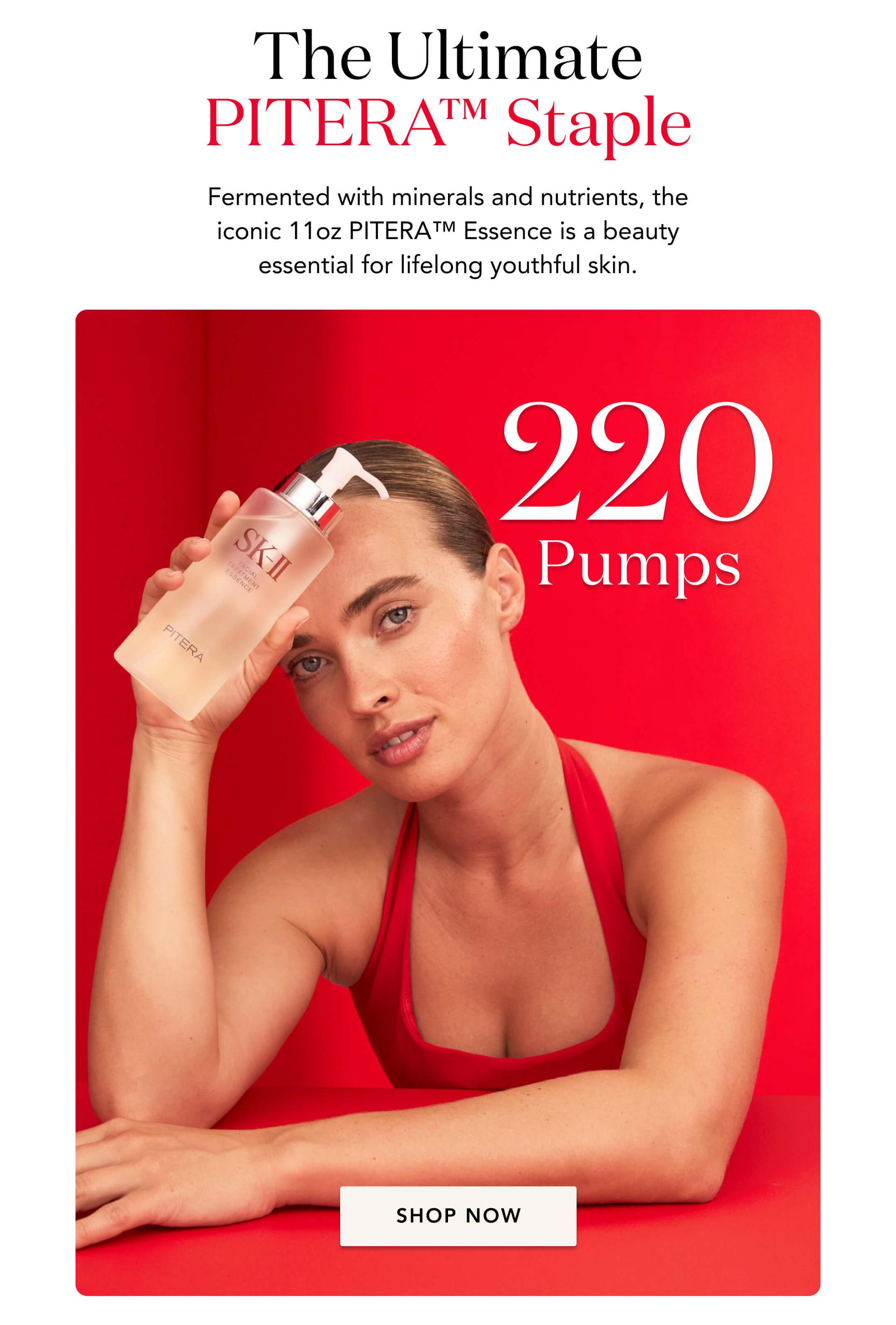The Ultimate PITERA™️ Staple - Fermented with minerals and nutrients, the iconic 11oz PITERA™️ Essence is a beauty essential for lifelong youthful skin.