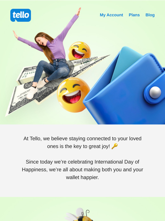 💚 Spring savings are here! Don’t miss out with Tello