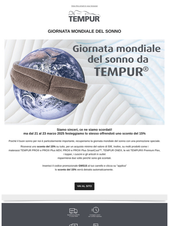 Privati_Promo -15% festeggia con noi la giornata mondiale del sonno