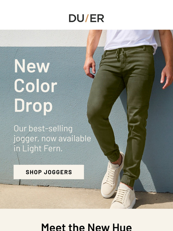 New color in our fan-favorite joggers