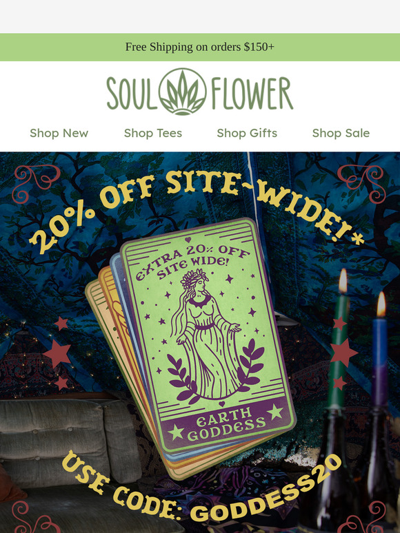 20% off Site Wide!