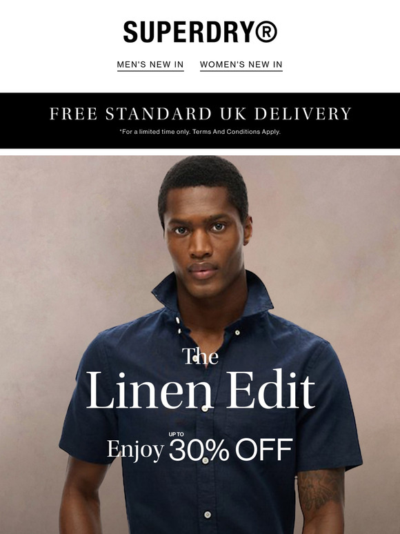 Up To 30% Off Linen Shirts—Your Go-To For Warmer Days