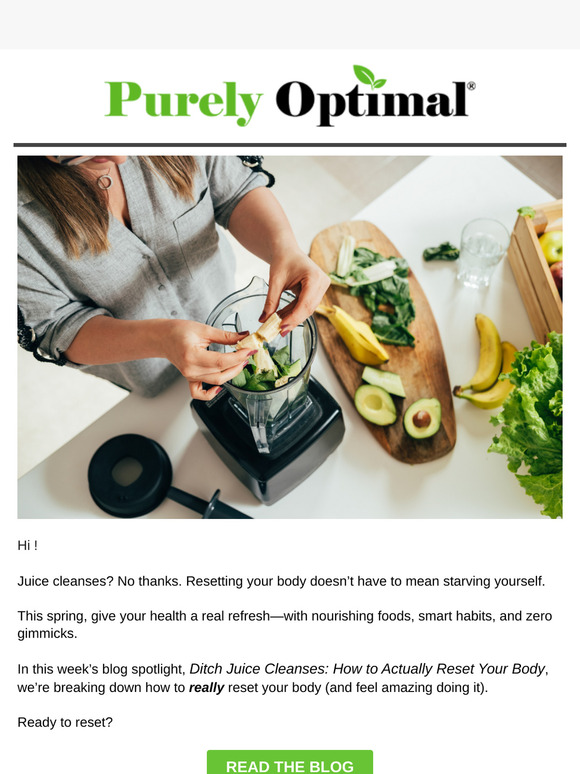 Spring Clean Your Health—No Starving Required 🌿