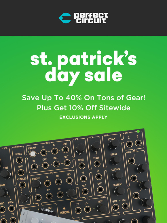 🍀 St. Patrick's Day Sale Continues