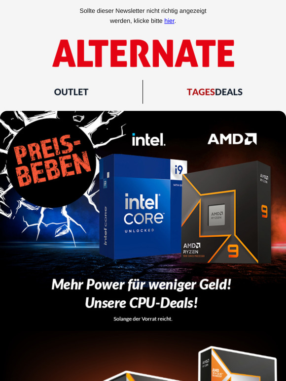 💥 Eine glatte 9 auf der Richterskala! Preisbeben bei unseren CPUs! 💰📉
