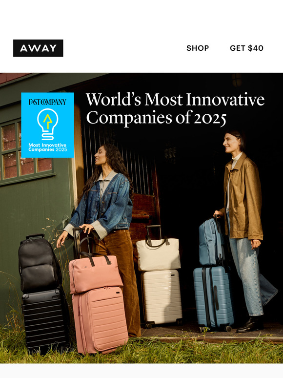We just won Fast Company's Most Innovative Companies